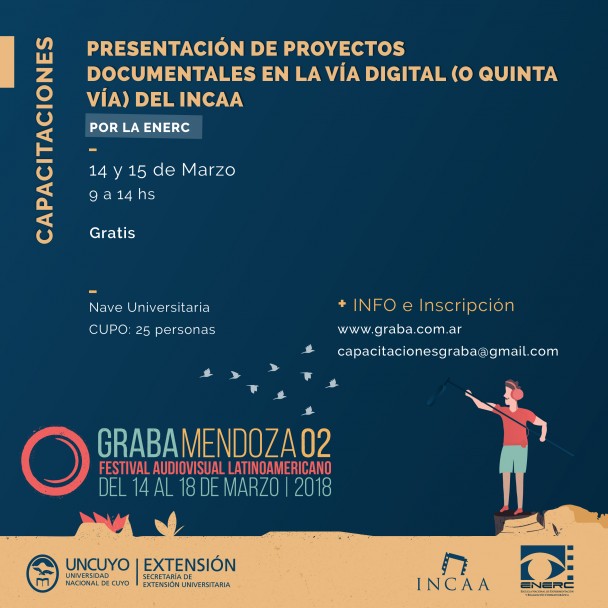 imagen GRABA Festival Audiovisual Latinoamericano presenta sus capacitaciones.