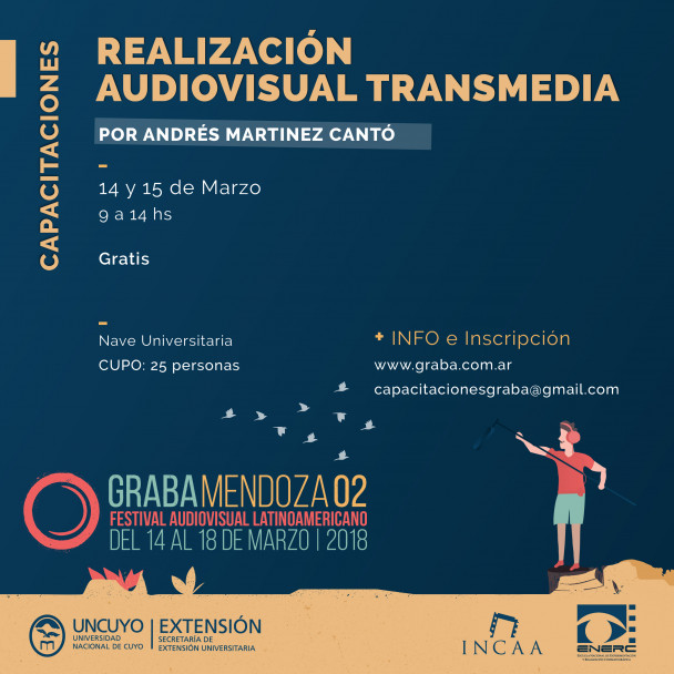 imagen GRABA Festival Audiovisual Latinoamericano presenta sus capacitaciones.