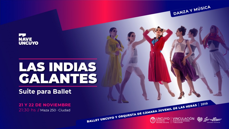 imagen El Ballet UNCUYO presenta la Suite «Las Indias Galantes»