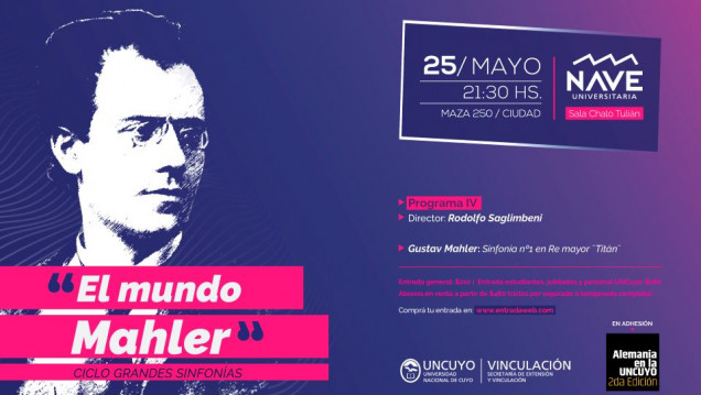 imagen Concluye el ciclo de grandes sinfonías con la obra del compositor Gustav Mahler  