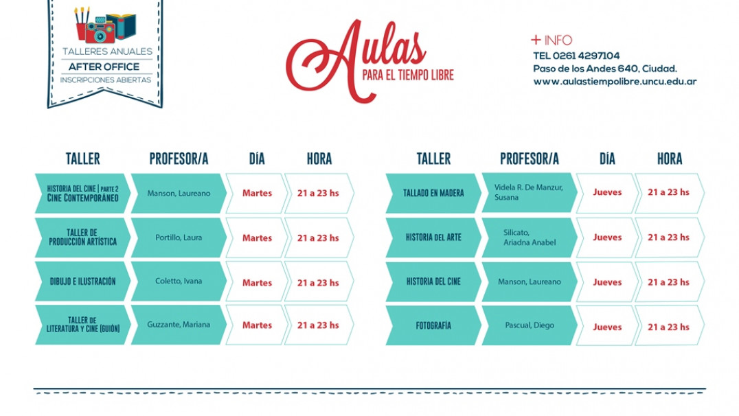 imagen Las Aulas para el Tiempo Libre comienzan el segundo cuatrimestre con nuevos talleres