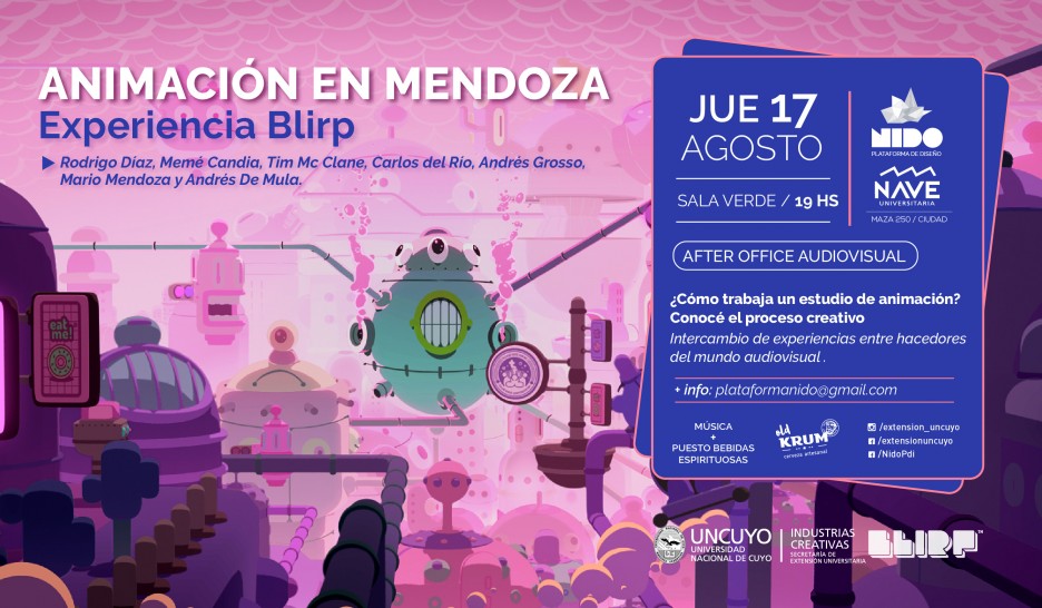 imagen Industrias Creativas organiza una charla sobre animación en Mendoza 
