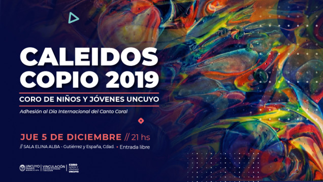 imagen Coro de Niños & Coro de Jóvenes UNCUYO presenta "CALEIDOSCOPIO 2019"