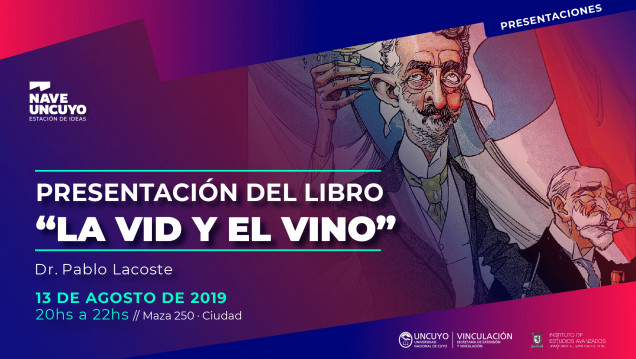 imagen En la Nave UNCUYO se presentará el libro del Dr. Pablo Lacoste