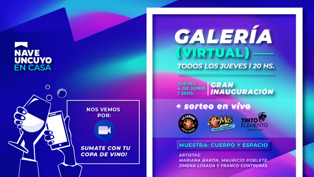 imagen Nace un nuevo espacio para artistas locales: Galeria virtual de la Nave UNCUYO