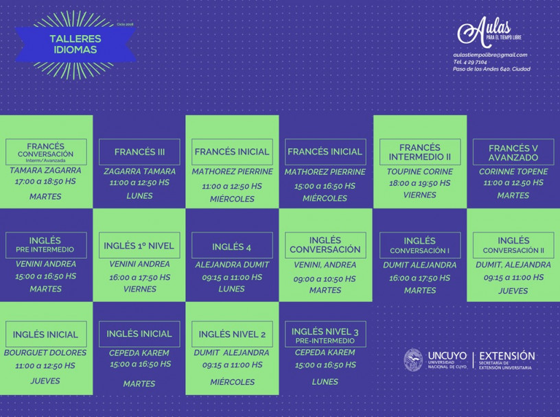 imagen Inicia el Ciclo 2018 de Talleres de Aulas para el Tiempo Libre