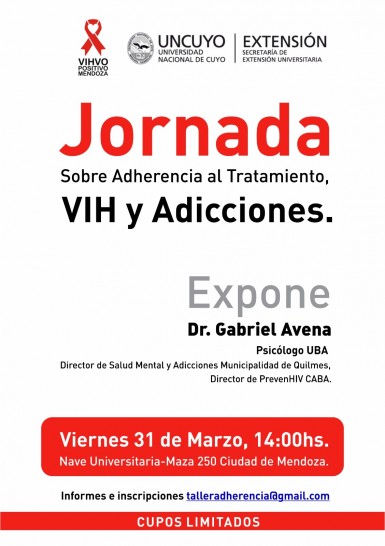 imagen Jornada sobre Adherencia, VIH y Adicciones en la Nave Universitaria