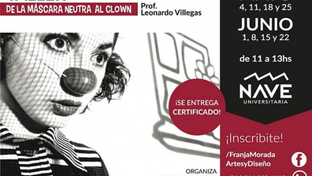 imagen Taller: «De la máscara neutra al clown»