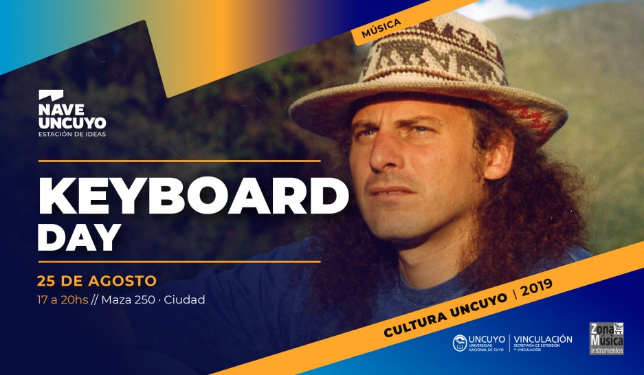 imagen El KeyBoard Day  tendrá como invitado a Hugo Adrian Bistolfi  en la Nave UNCUYO