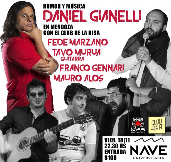 imagen La Nave brindará un show de música y humor con el "Club de la Risa"