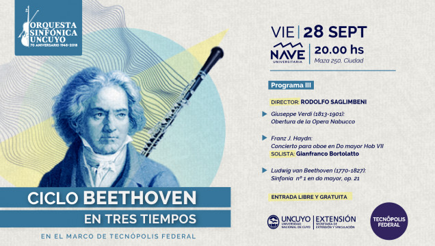 imagen En el marco de Tecnópolis Federal culmina el ciclo de la Orquesta dedicado a Beethoven