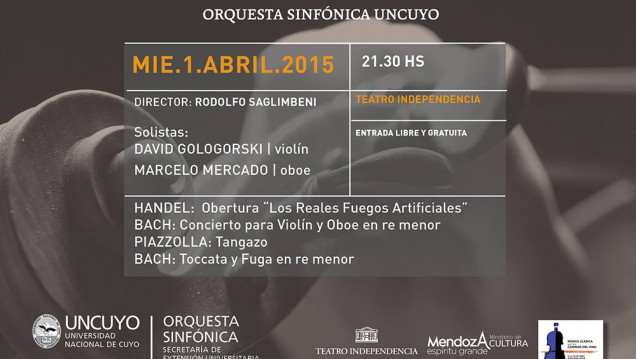 imagen La Orquesta Sinfónica de la UNCuyo actuará en el festival "Música Clásica por los Caminos del Vino"