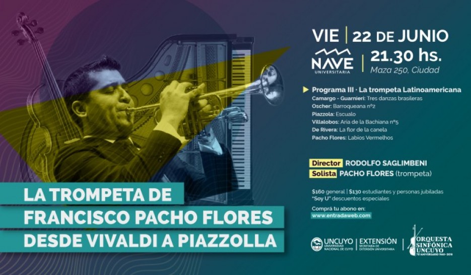 imagen Continúa el ciclo de conciertos junto al trompetista Francisco Pacho Flores 