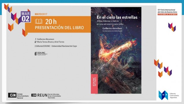 imagen La Ediunc presenta en la Feria Internacional del Libro «En el cielo las estrellas…»