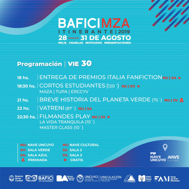 imagen Se viene la 12ª edición del BAFICI MENDOZA