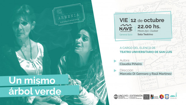 imagen Desde San Luis, se presenta la obra teatral «Un mismo árbol verde»