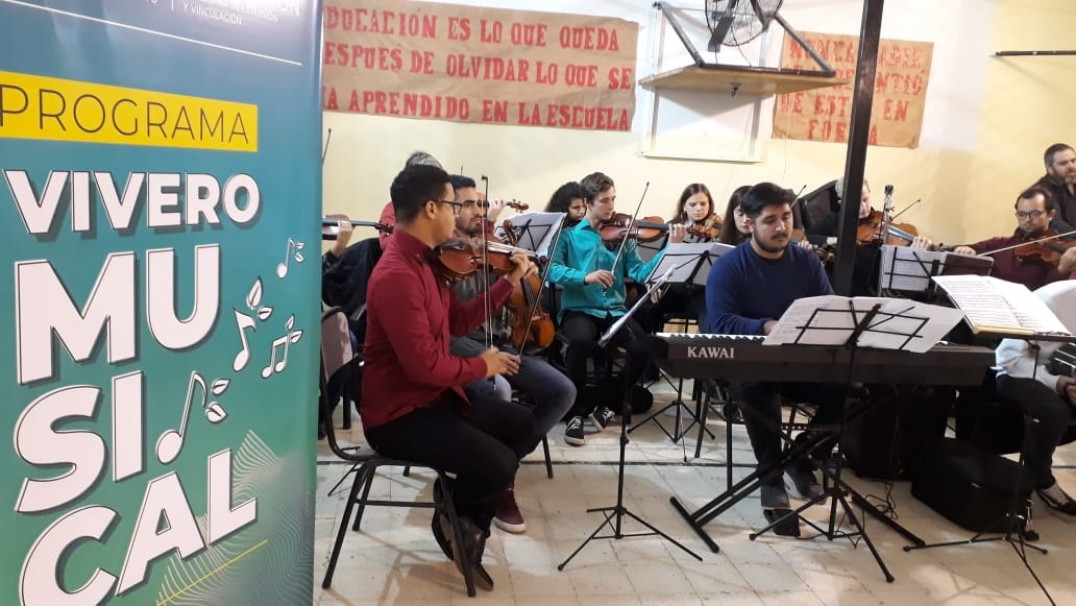 imagen El «Vivero Musical» de la UNCUYO brindó un concierto en el Penal Juvenil