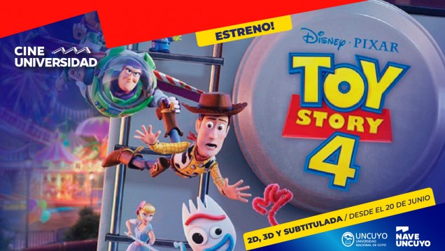 imagen Toy Story 4 llega al Cine Universidad y en 3D!!