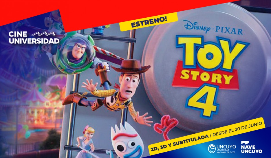 imagen Toy Story 4 llega al Cine Universidad y en 3D!!