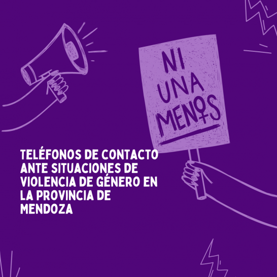 imagen Teléfonos de contacto ante situaciones de violencia de género en la provincia