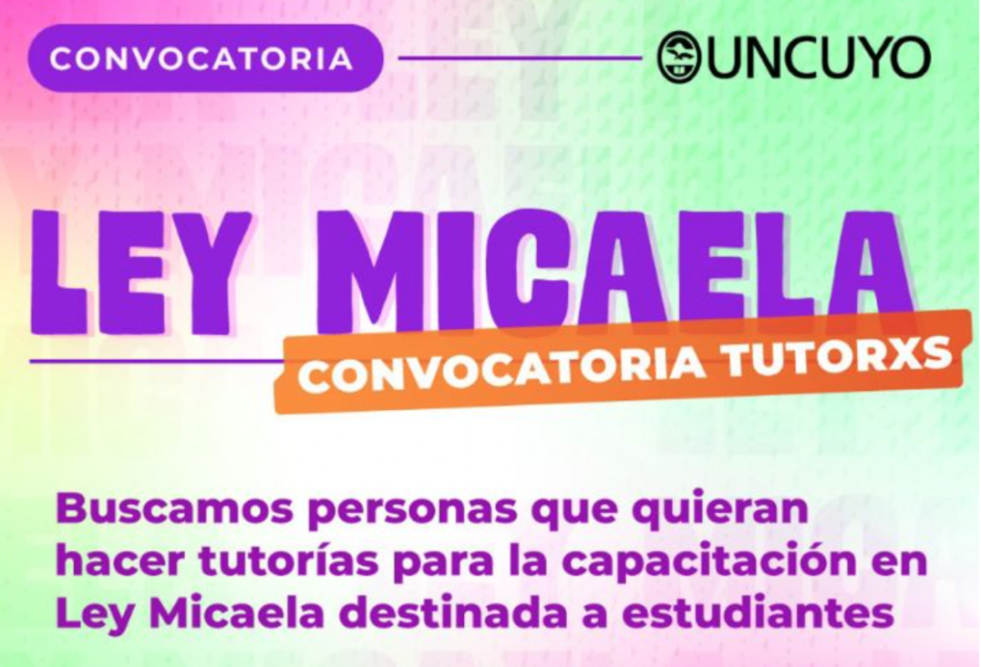 imagen ¿Querés acompañar a otras personas en su capacitación en Ley Micaela?  Esta es tu oportunidad!!