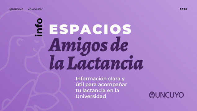 imagen La UNCUYO lanzó una nueva web para conocer sus Espacios Amigos de la Lactancia