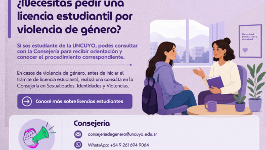 imagen ¿Necesitás pedir una licencia estudiantil por violencia de género?