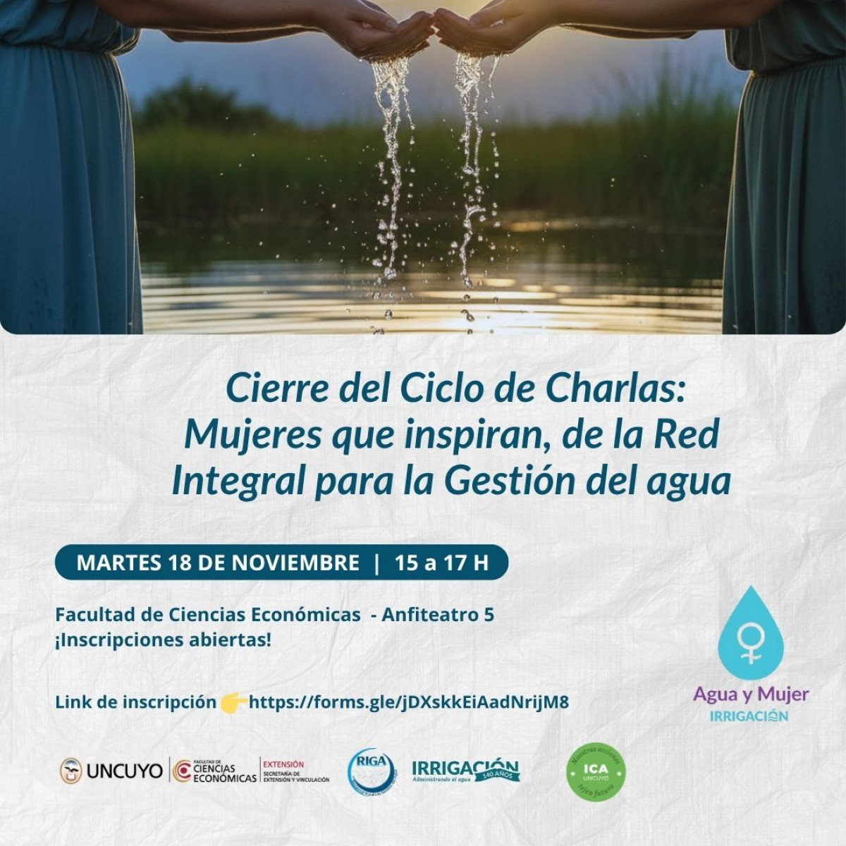 imagen Cierre del Ciclo de Charlas: Mujeres que inspiran