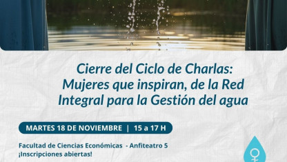 imagen Cierre del Ciclo de Charlas: Mujeres que inspiran