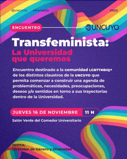 imagen Encuentro "Transfeminista: La Universidad que queremos"