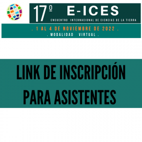 INSCRIPCIONES PARA ASISTENTES AL E-ICES 17