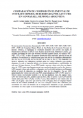 imagen COMPARACIÓN DE COMPOSICÓN ELEMENTAL DE SUSTRATO MINERO, DETERMINADA POR AAN Y FRX EN SAN RAFAEL, MENDOZA-ARGENTINA