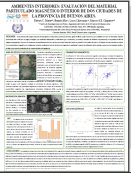 imagen AMBIENTES INTERIORES: EVALUACIÓN DEL MATERIAL  PARTICULADO MAGNÉTICO INTERIOR DE DOS CIUDADES DE  LA PROVINCIA DE BUENOS AIRES.