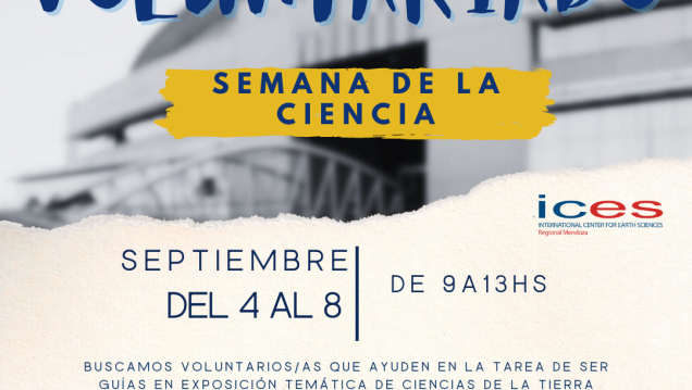 imagen Convocatoria para ser guías en Expo Semana de la Ciencias de la Tierra