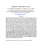 imagen Model of the abstract E-ICES 20