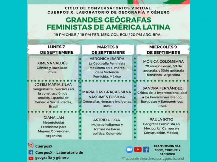 imagen "GRANDES GEÓGRAFAS FEMINISTAS DE AMÉRICA LATINA"