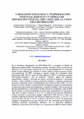 imagen VARIACIONES ESPACIALES Y TEMPORALES DEL POTENCIAL REDOX EN UN MÓDULO DE DEPURACIÓN VEGETAL (MDV) APLICADO A LA FITO-MICO-REMEDIACIÓN
