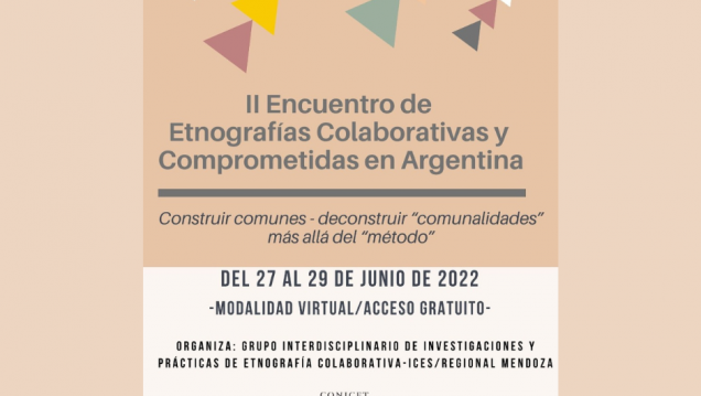 imagen II Encuentro de  Etnografías Colaborativas y Comprometidas en Argentina