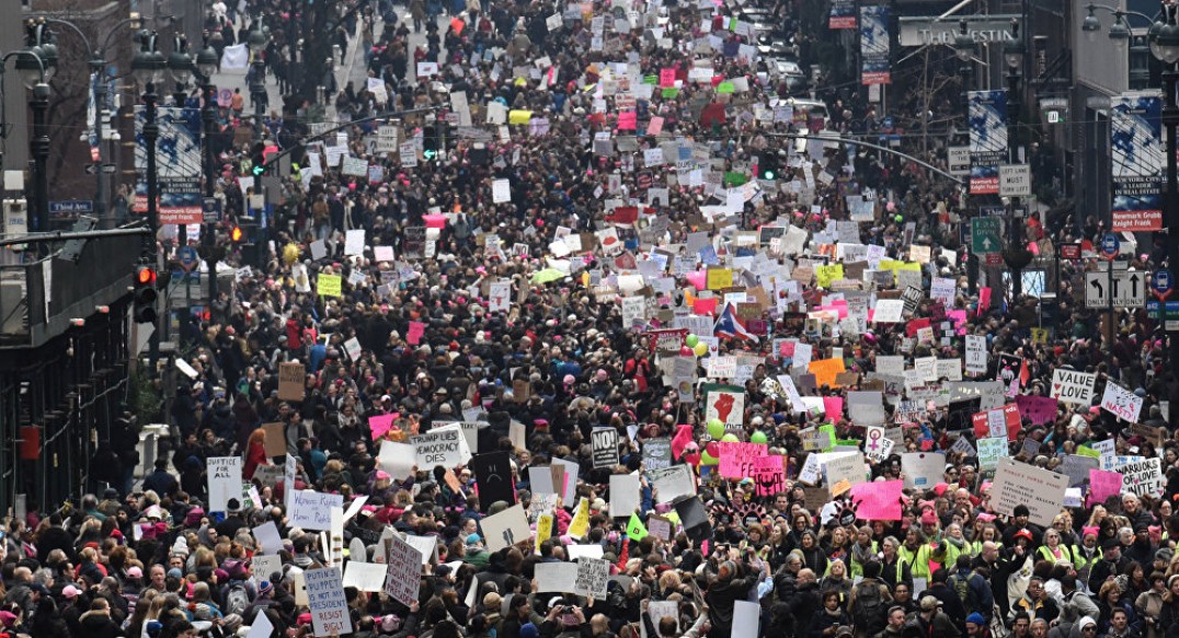 imagen Segundo Paro Internacional de Mujeres, 2018, Argentina. 