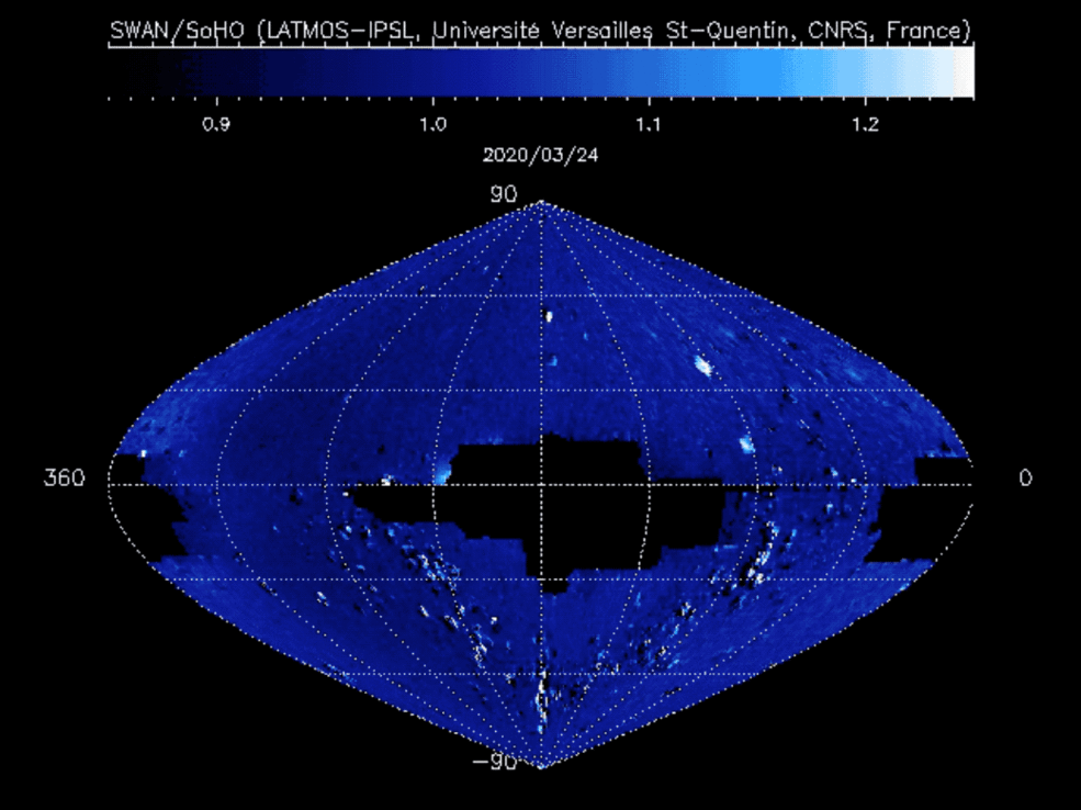 imagen Nuevo cometa descubierto por la ESA y el Observatorio Solar de la NASA