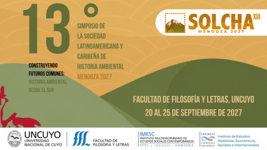 imagen XIII Simposio SOLCHA 2027 - Construyendo futuros comunes: Historia ambiental desde el Sur