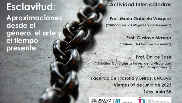 imagen Esclavitud y género: actividad interdisciplinaria