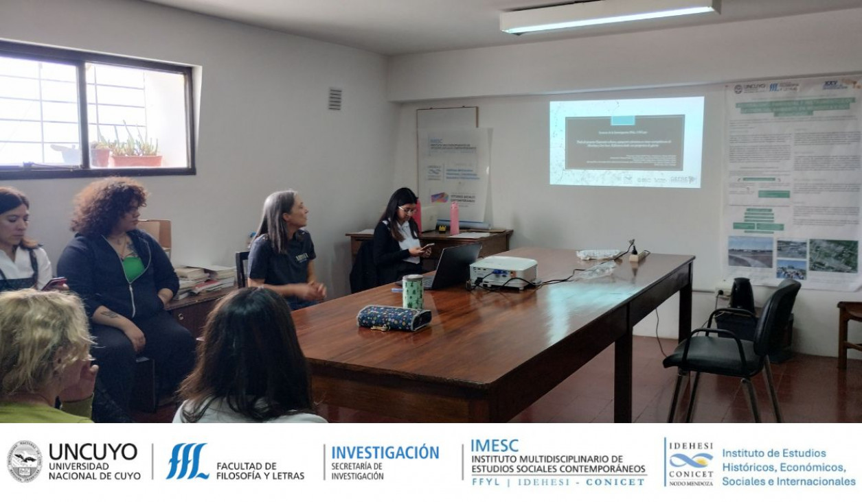 imagen El IMESC en la III Semana de la Investigación en la Facultad de Filosofía y Letras de la UNCuyo