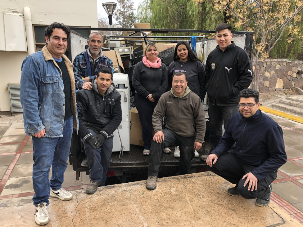 imagen Volvió a retirarse Residuos de Aparatos Eléctricos y Electrónicos en distintas unidades académicas de la universidad
