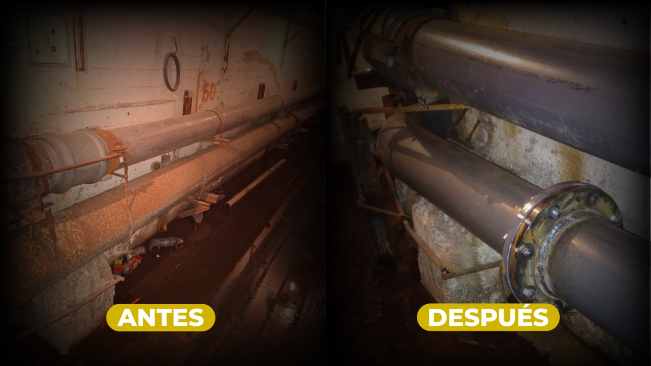 imagen CIMS reparó una pérdida histórica en la red de agua potable del campus 