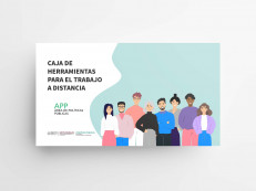 imagen Caja de herramientas para el trabajo a distancia.