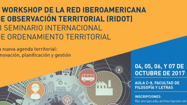 imagen La Universidad será escenario del V Workshop de la Red Iberoamericana de Observación Territorial (RIDOT)