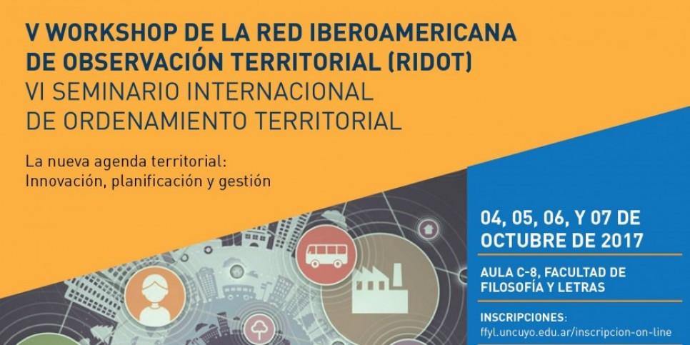 imagen La Universidad será escenario del V Workshop de la Red Iberoamericana de Observación Territorial (RIDOT)