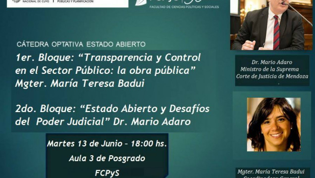 imagen Charla debate sobre Transparencia y Estado Abierto