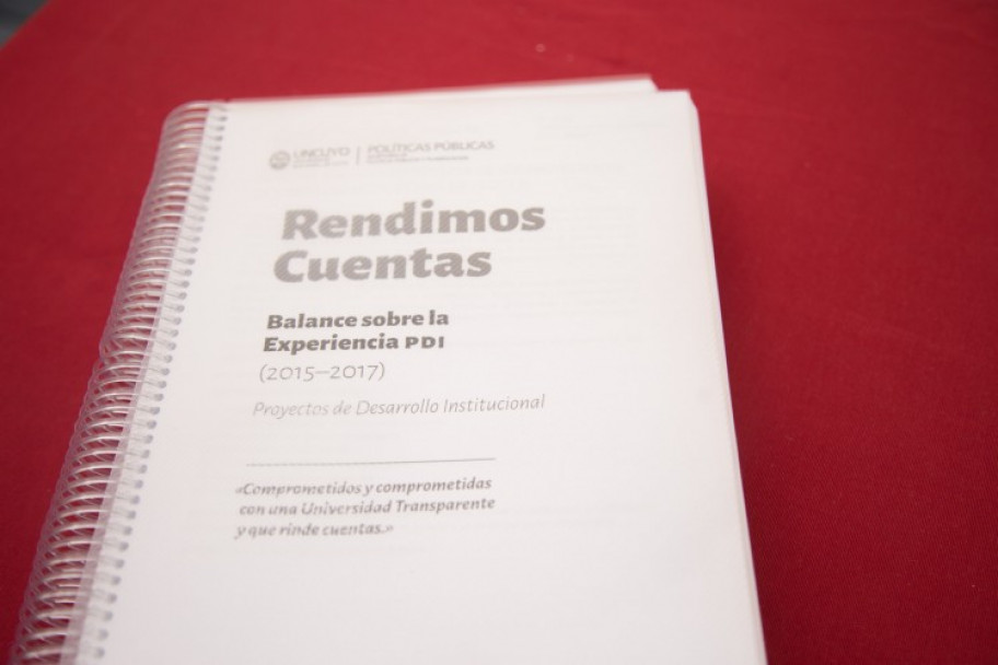 imagen Se rindieron cuentas de fondos para proyectos institucionales